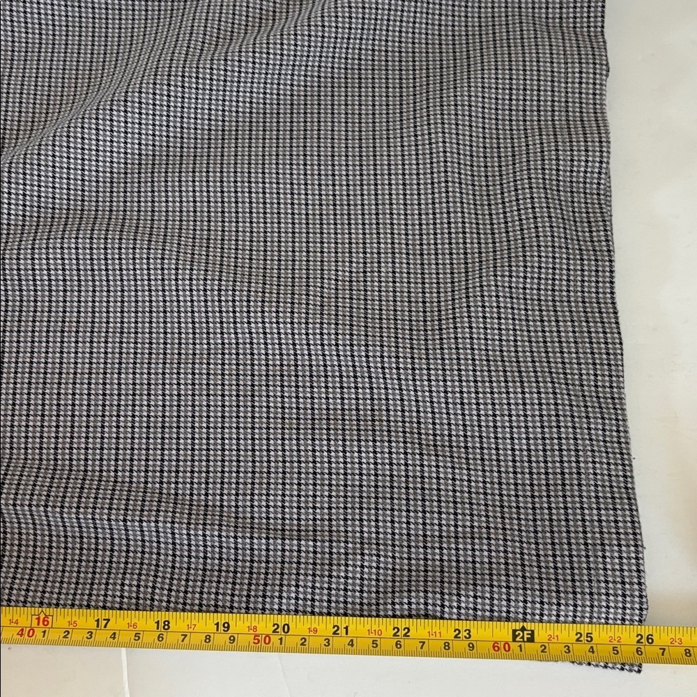 Wild Fable black and gray houndstooth pleated pockets wide leg overall jumpsuit - Picture 15 of 16